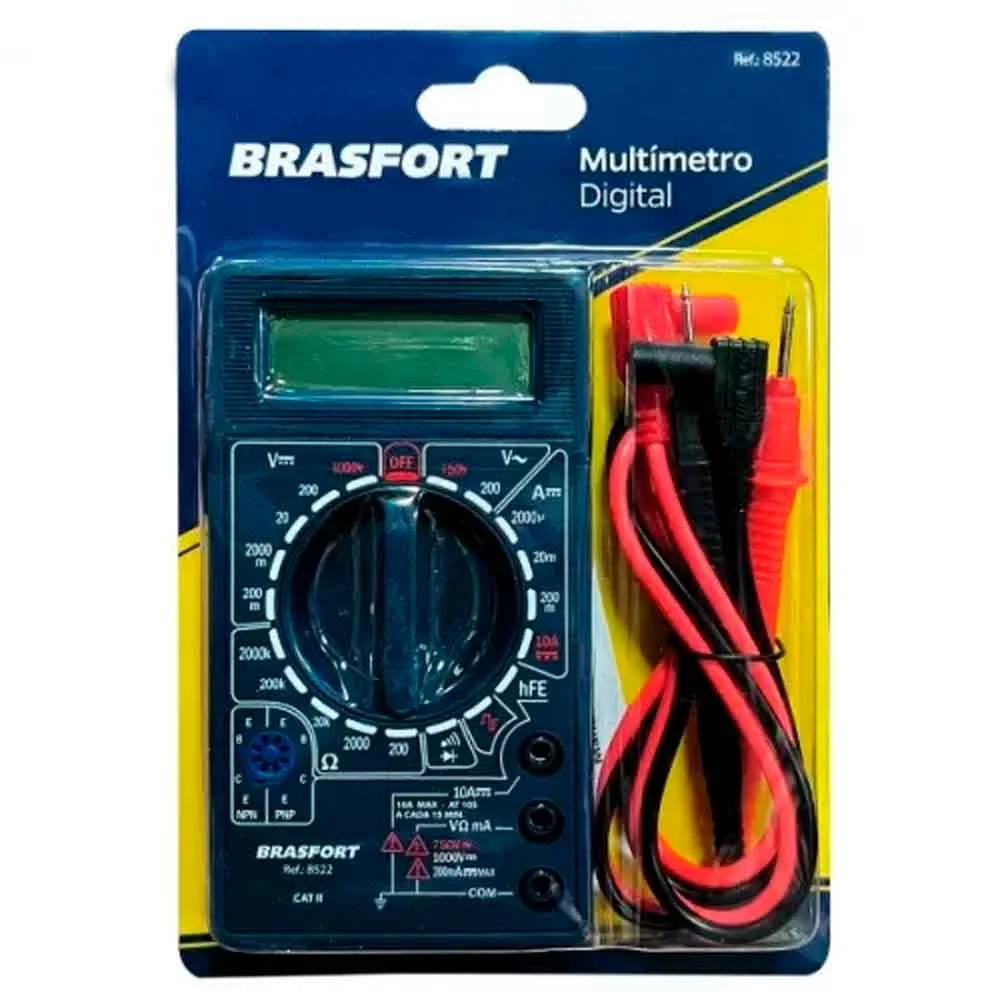 Multímetro Digital Dt-830 8522 Brasfort